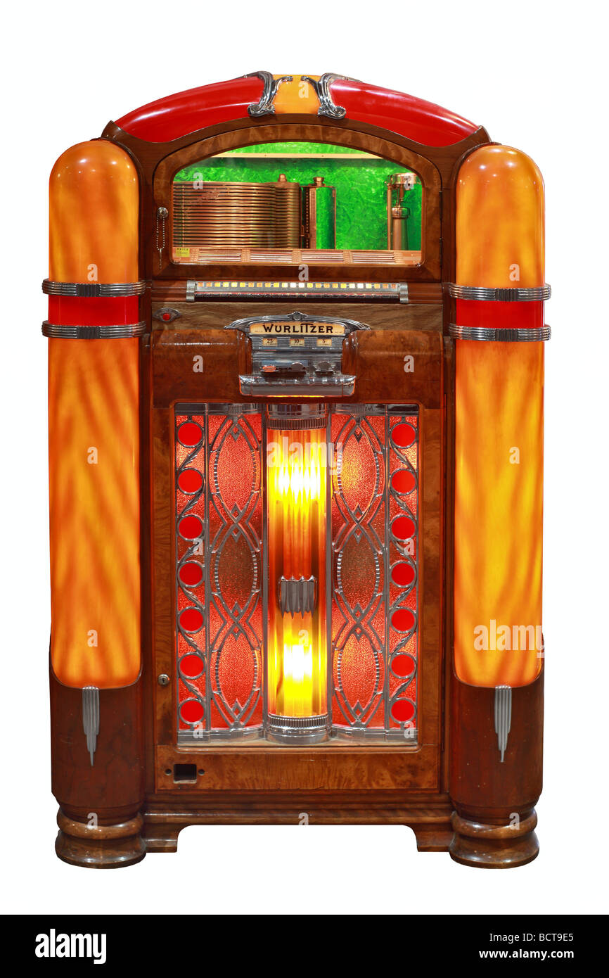 Modello Wurlitzer 800 dal 1940, jukebox Foto Stock