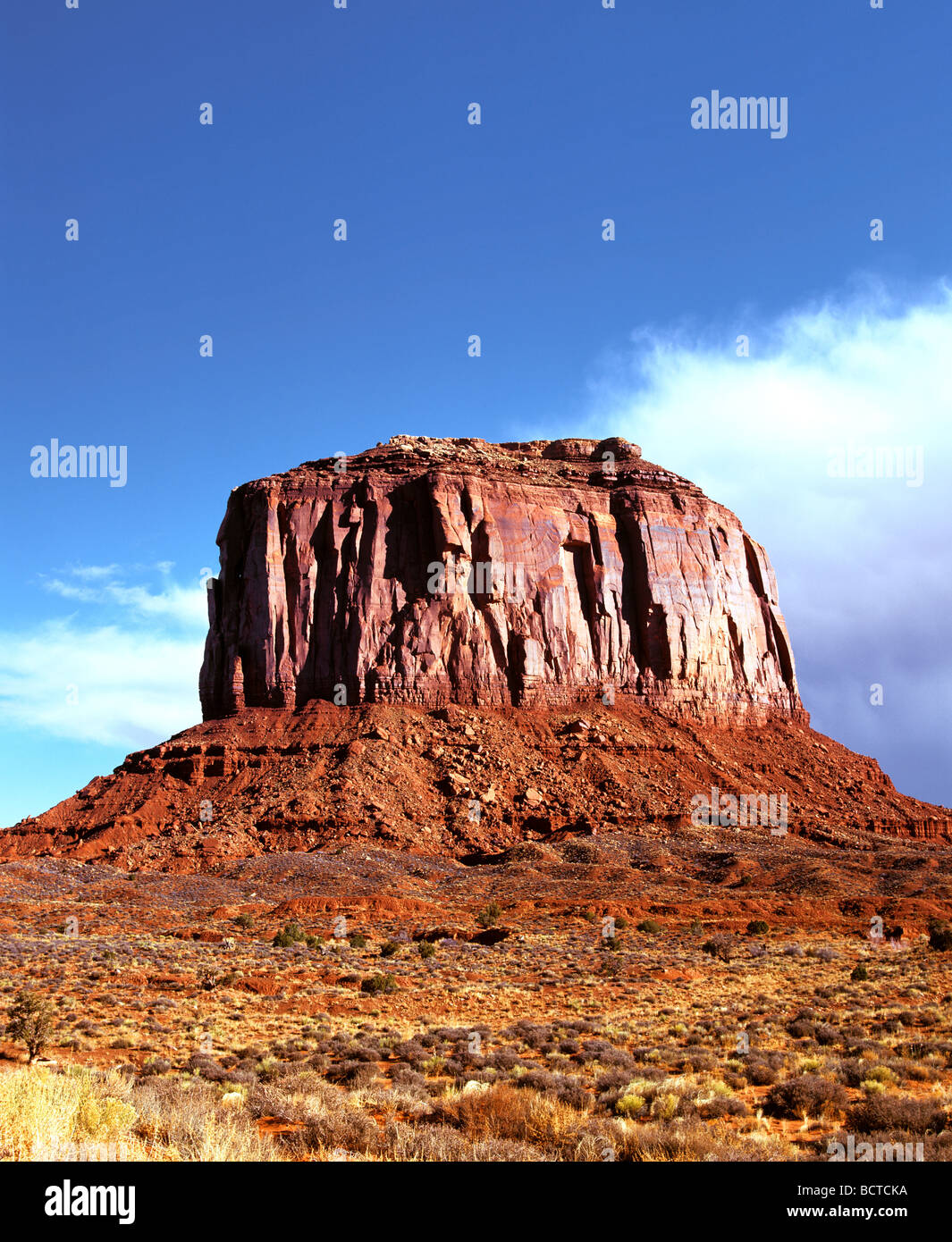 Monument Valley Navajo Nation Reservation, Colorado Plateau, Arizona, Stati Uniti d'America Foto Stock