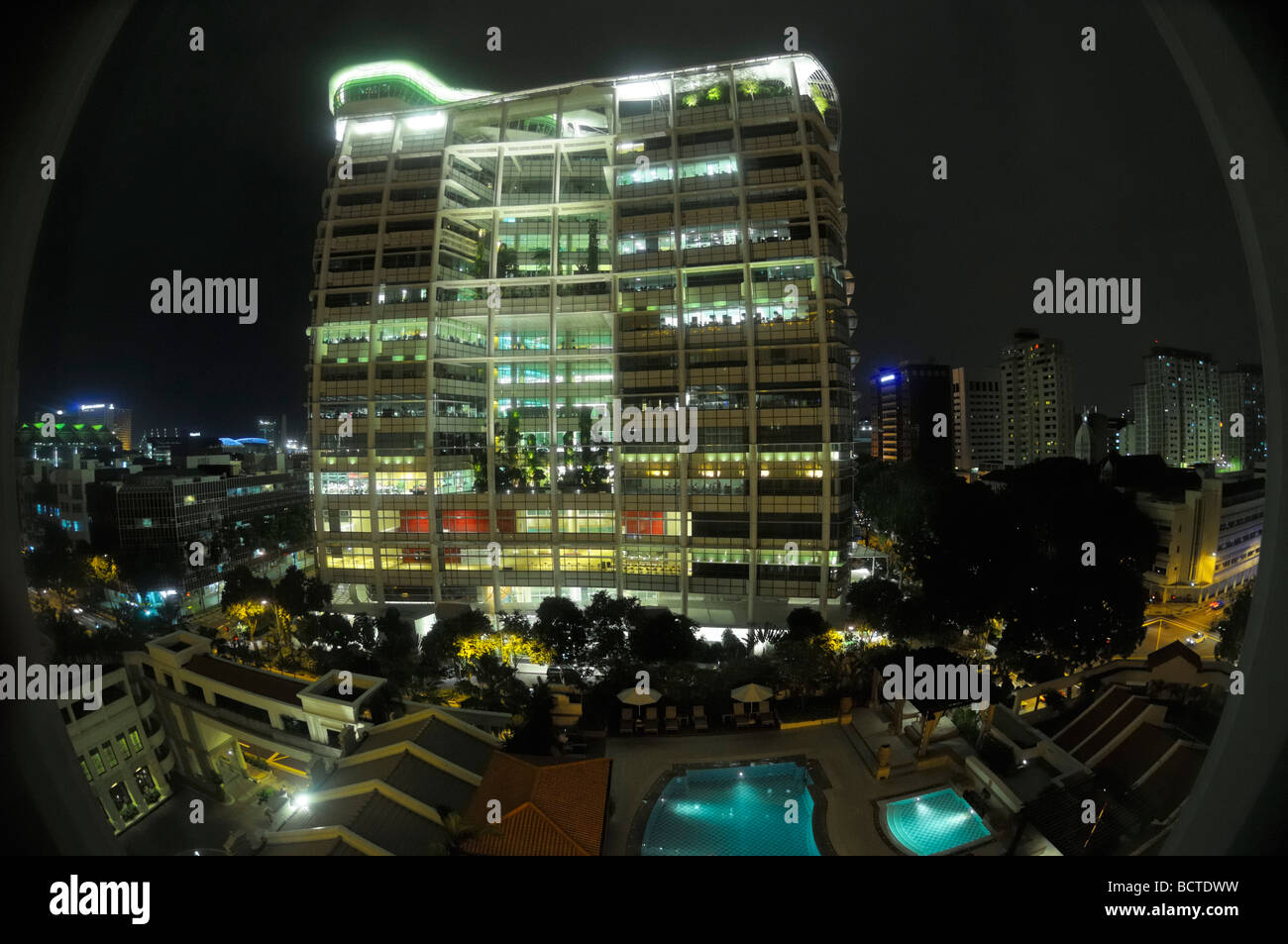 La Biblioteca pubblica Nazionale del Distretto Civico di Singapore SIN Foto Stock