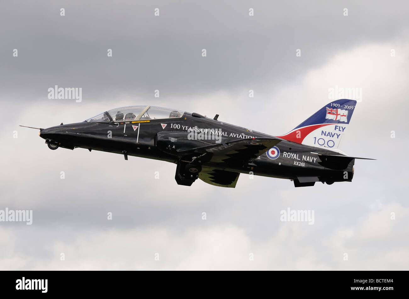 Royal Navy Hawk Trainer T1A XX261 di FRADU al 2009 Royal International Air Tattoo RAF Fairford Gloucestershire in Inghilterra Foto Stock