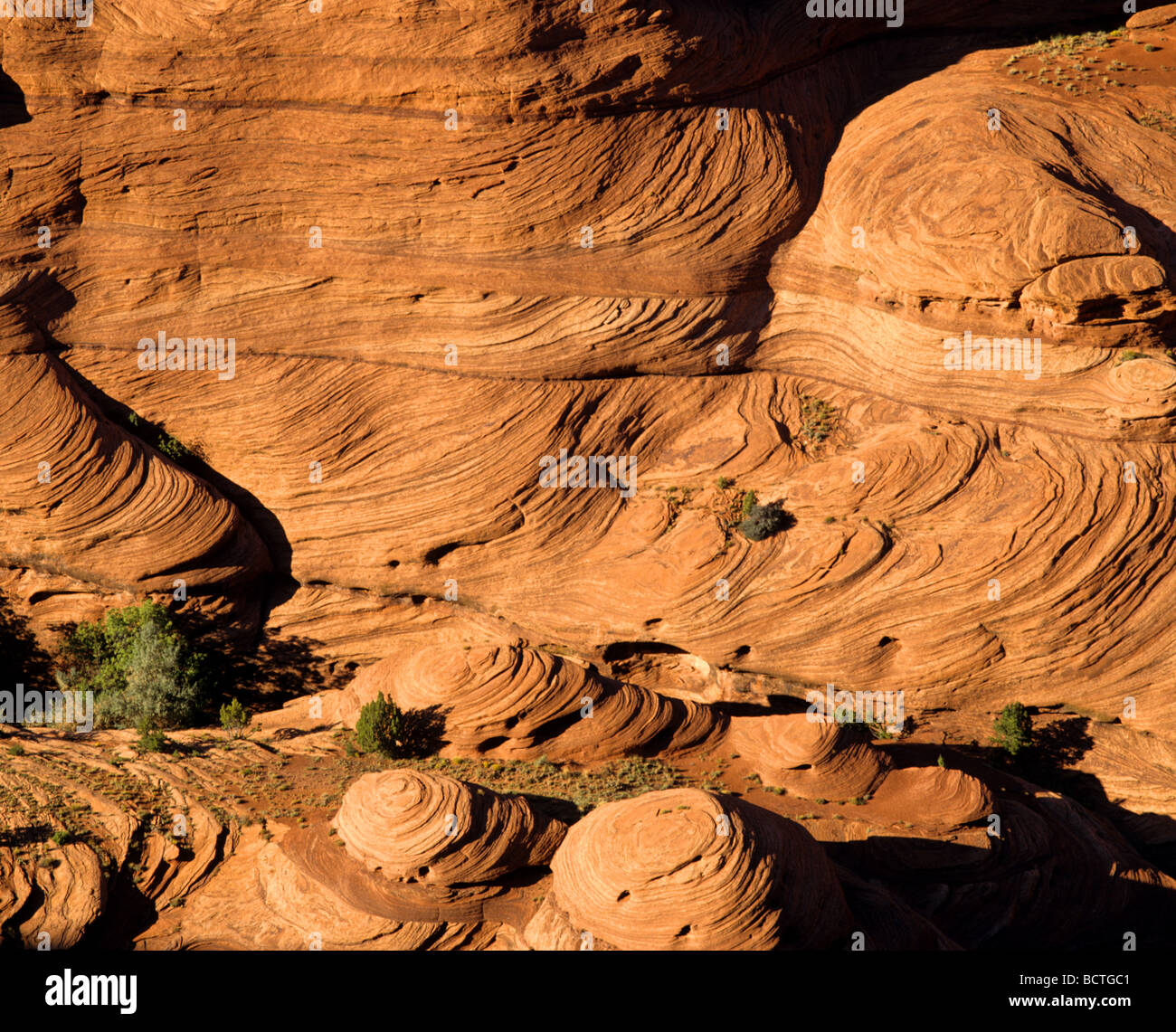 Canyon De Chelly National Monument, formazioni rocciose, Arizona, Stati Uniti d'America Foto Stock