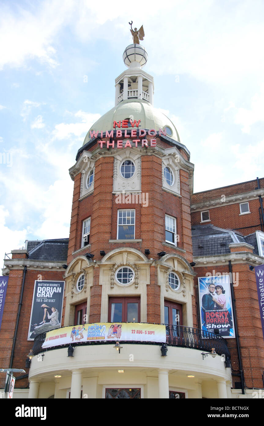 Nuovo Teatro di Wimbledon, il Broadway, Wimbledon, Greater London, England, Regno Unito Foto Stock