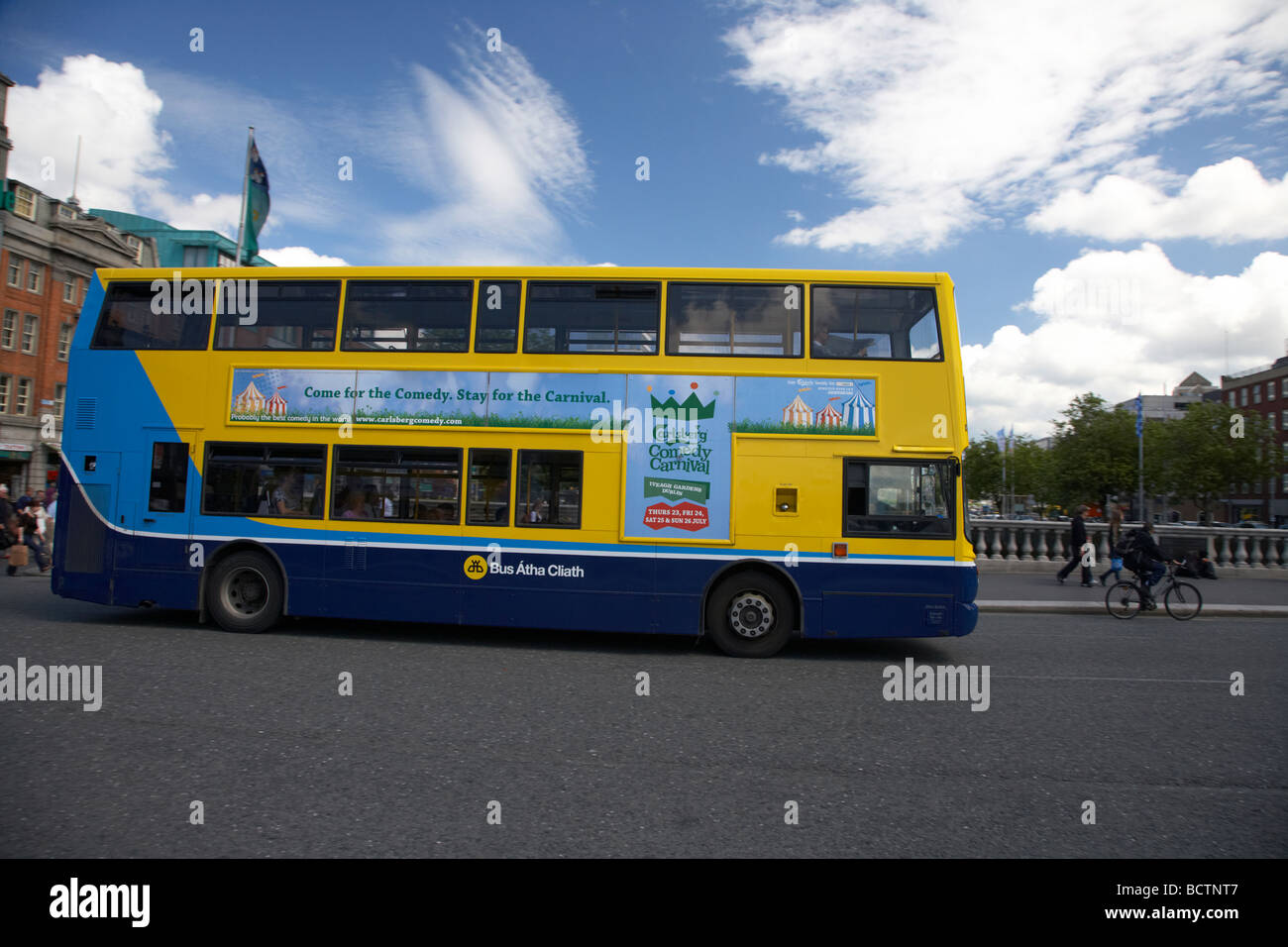 Autobus di Dublino Dublino Repubblica di Irlanda Foto Stock