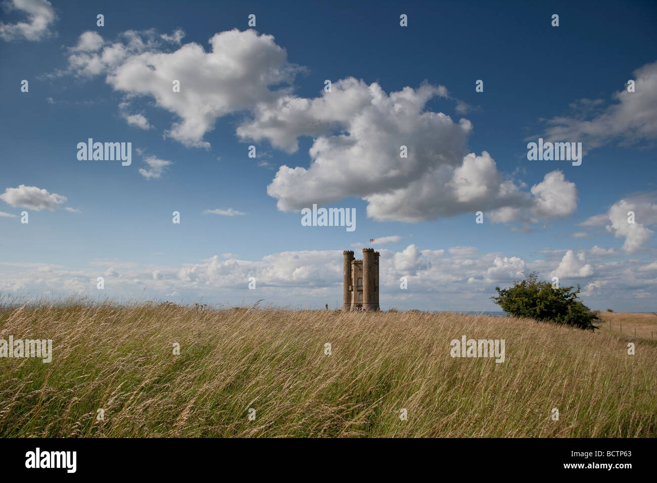 BROADWAY torre sulla collina di BROADWAY COTSWOLDS Glos INGHILTERRA Foto Stock