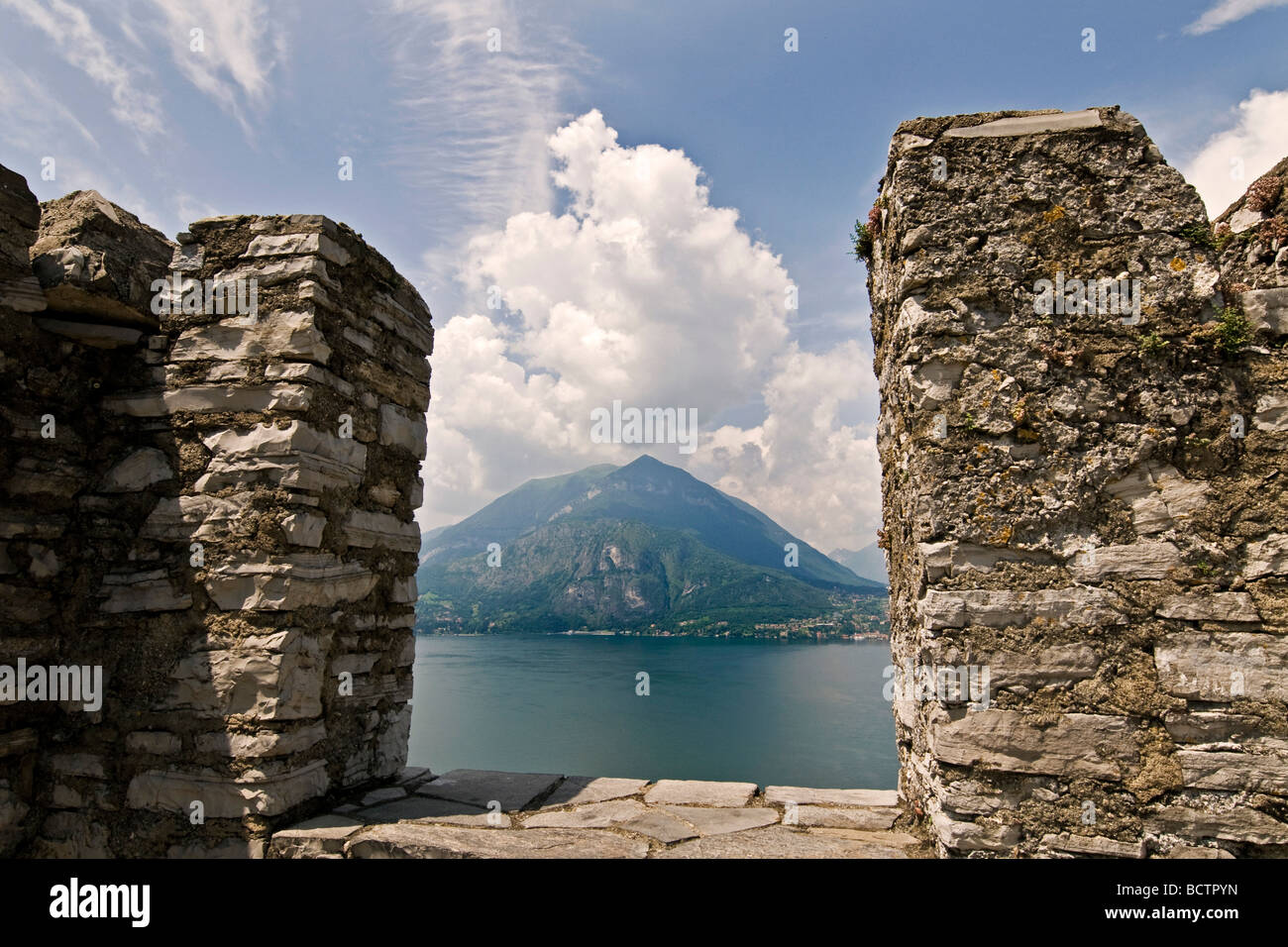 Varenna castello di Vezio Foto Stock