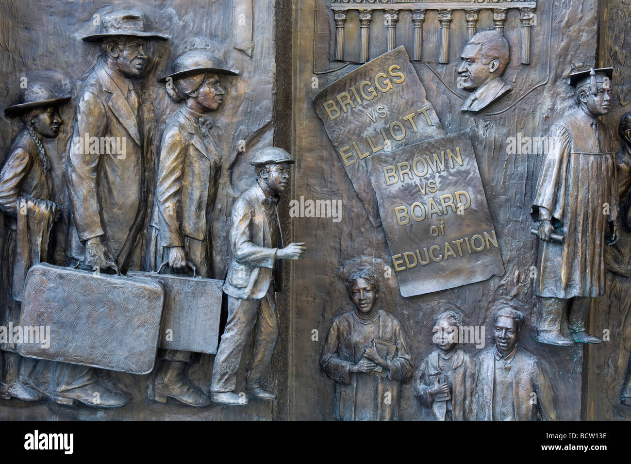 African American History monumento da Ed Dwight, State Capitol motivi, Columbia, nella Carolina del Sud, STATI UNITI D'AMERICA Foto Stock