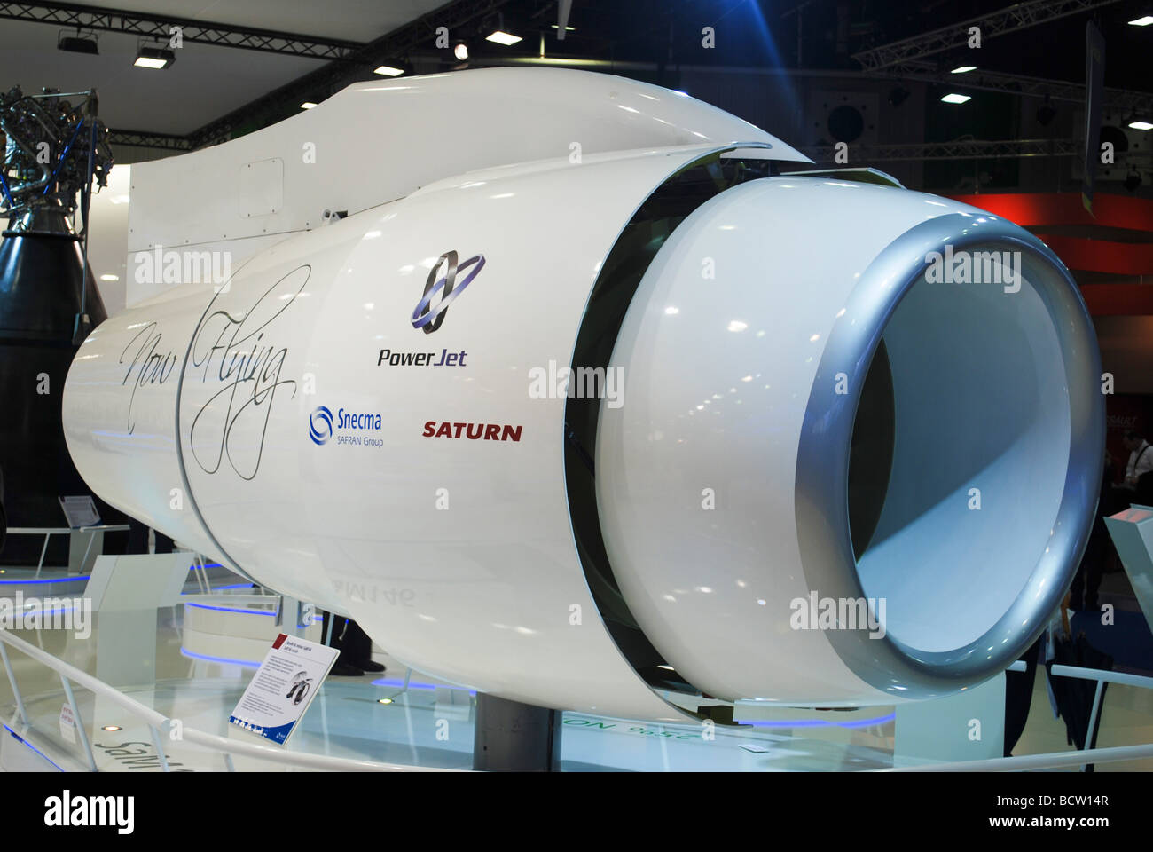 Il PowerJet SaM146 un motore turbofan prodotta dall'PowerJet joint venture Foto Stock