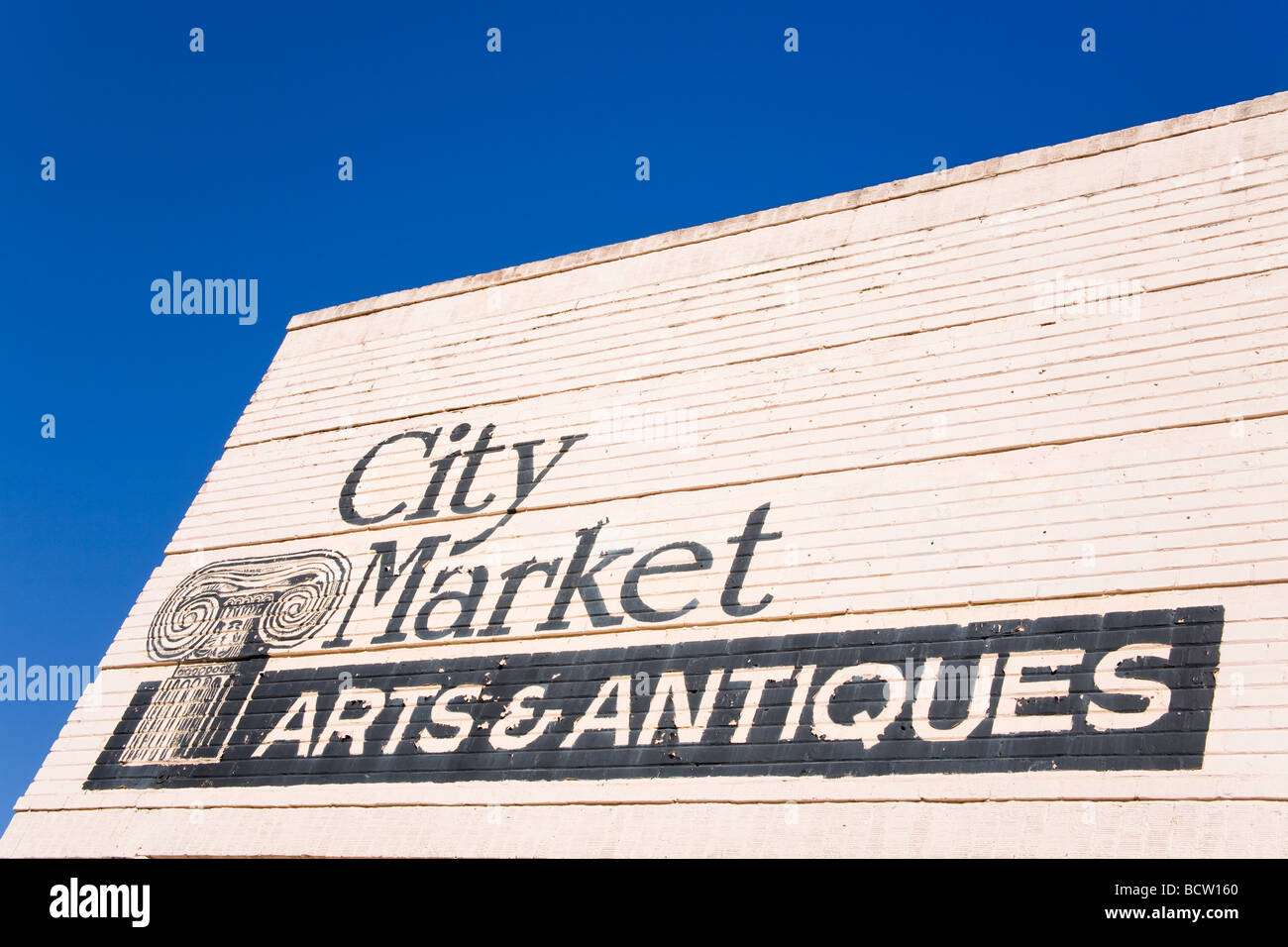 Città Mercato Antiquariato su Gervais Street, la vista, il Distretto di Columbia, nella Carolina del Sud, STATI UNITI D'AMERICA Foto Stock