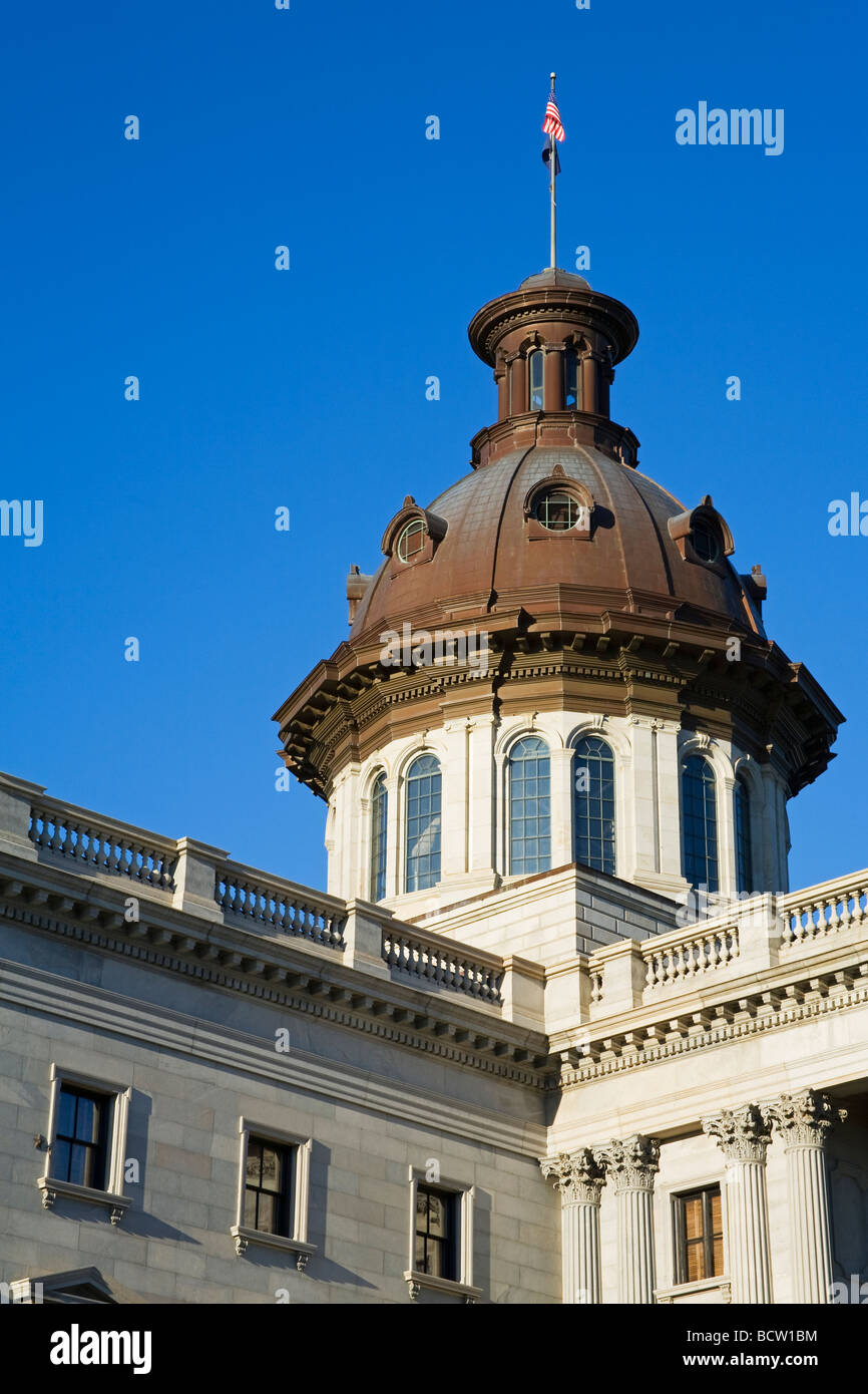 Dome, lo State Capitol Building, Columbia, nella Carolina del Sud, STATI UNITI D'AMERICA Foto Stock