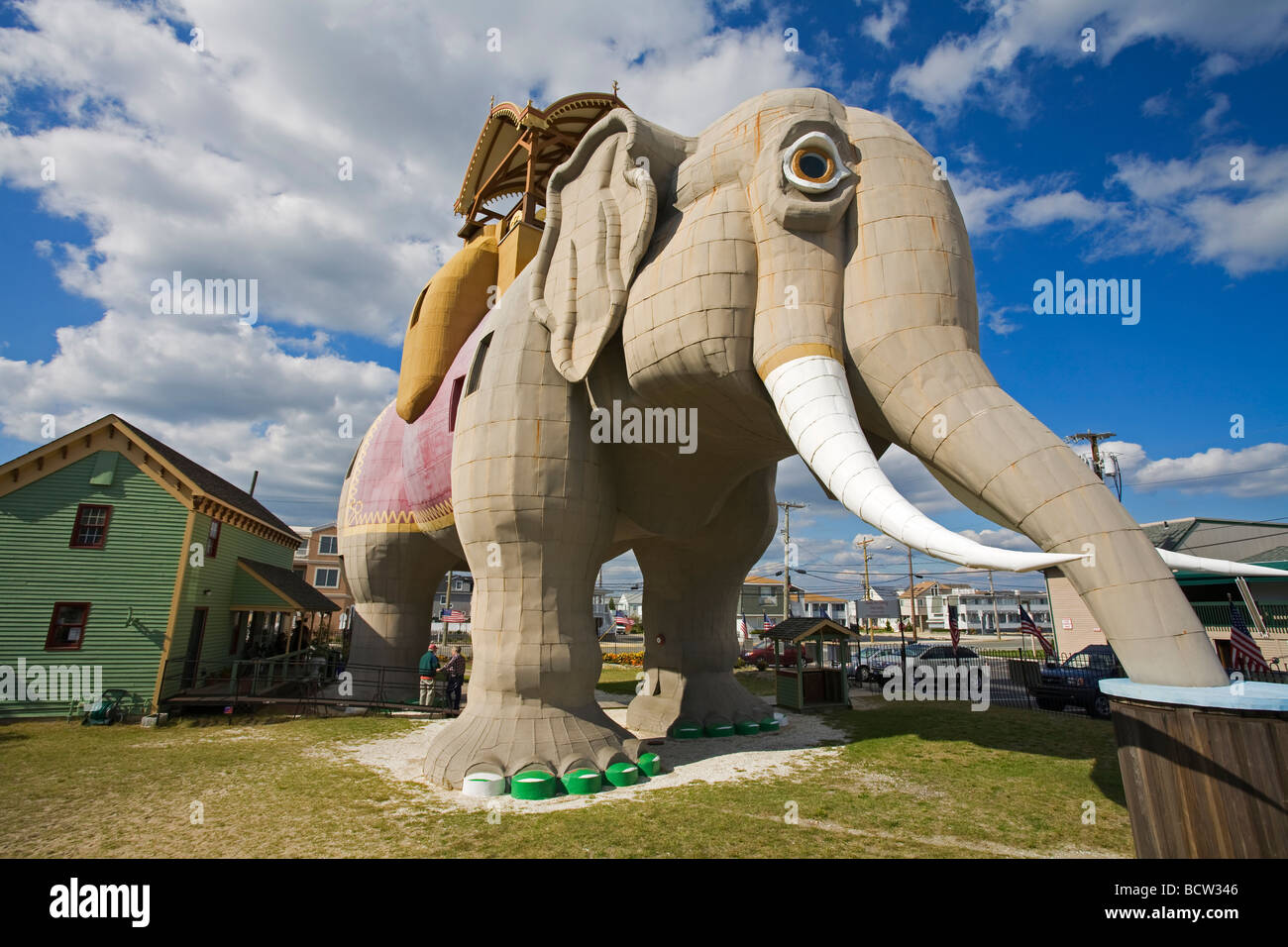 Lucy l'Elefante Pietra Miliare Storica Nazionale, Margate Città, New Jersey, STATI UNITI D'AMERICA Foto Stock