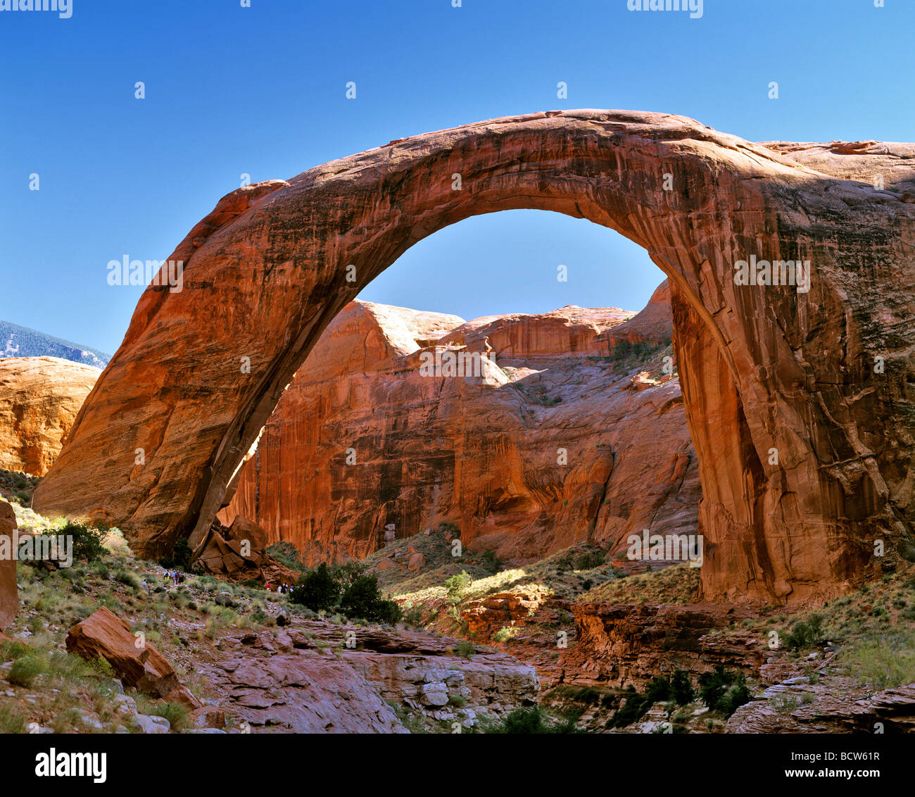 Rainbow Bridge, Arches National Park, Utah, Stati Uniti d'America Foto Stock