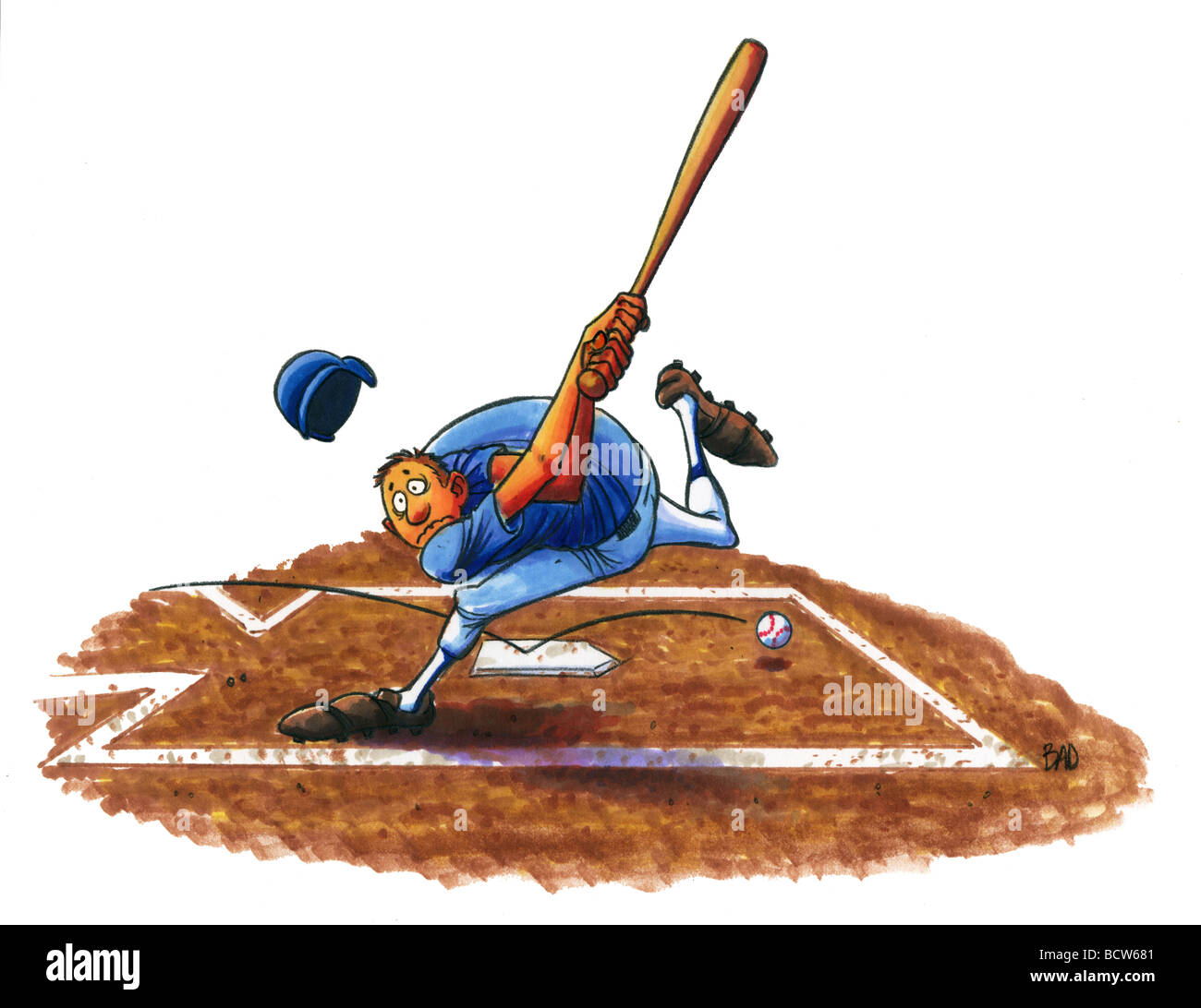 Pastella 1 da Brian Diskin, illustrazione Foto Stock