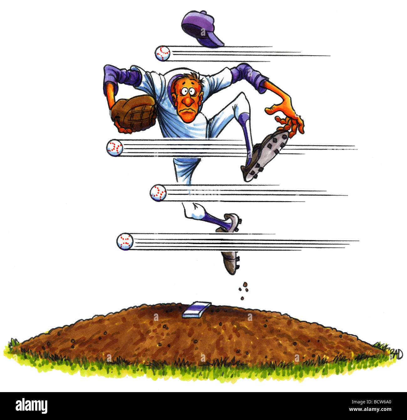 Il bricco 1 da Brian Diskin, illustrazione Foto Stock