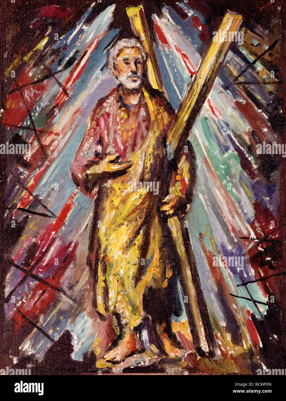 Saint Andrew da Vladimir Mazuranic, b.1910 Foto Stock Saint Andrew da Vladimir Mazuranic, b.1910 Foto Stock