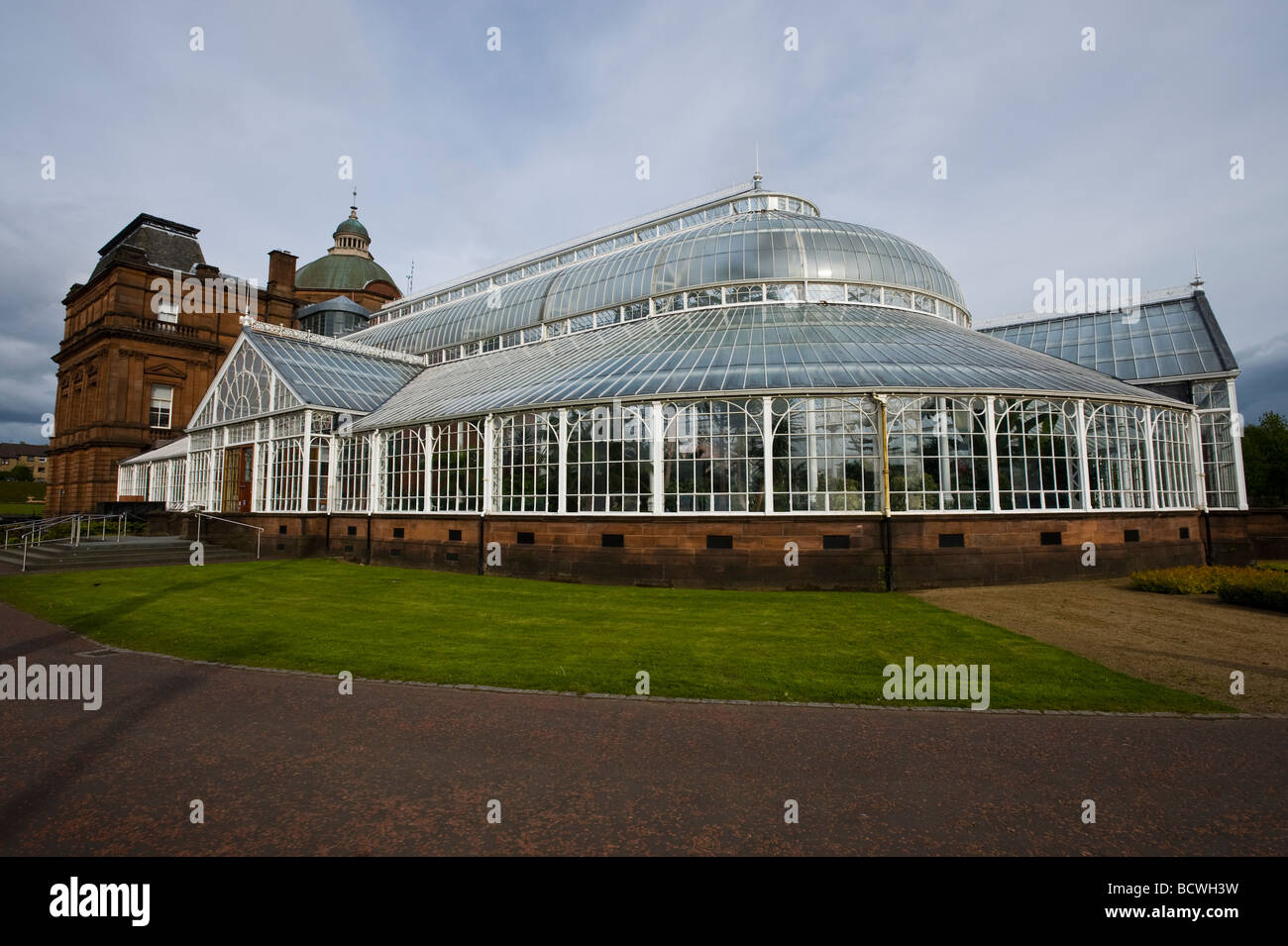 Palazzo del Popolo e Winter Gardens, Glasgow, Scotland, Regno Unito, Europa Foto Stock