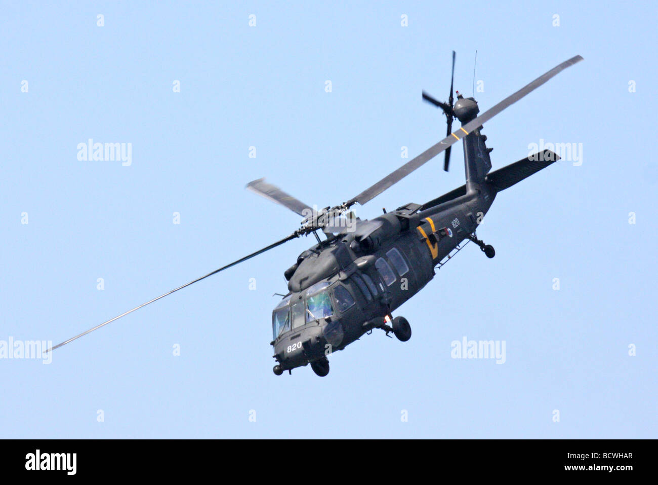 Forza Aerea israeliana elicottero Sikorsky S 70 UH 60 Black Hawk Foto Stock