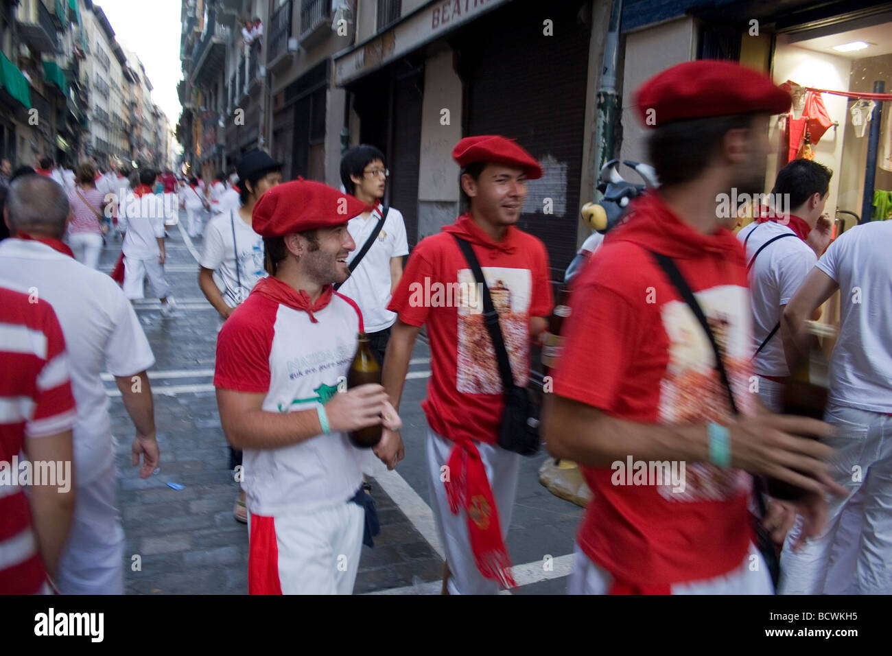 San Fermin festival, Pamplona, Spagna Foto Stock