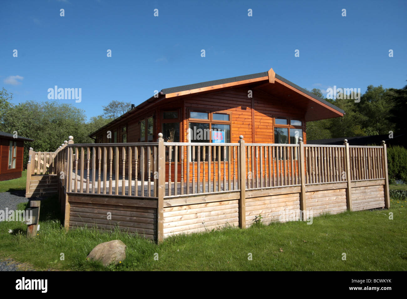 "Il legname hut' ' legname sparso. capannone, "Summer house' Foto Stock