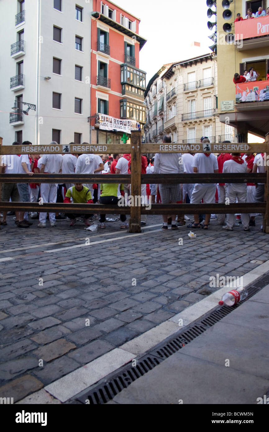 San Fermin festival, Pamplona, Spagna Foto Stock