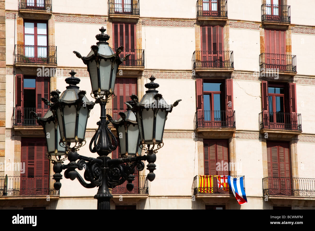 Plaza Sant Jaume Barcellona Catalonia Spagna Foto Stock