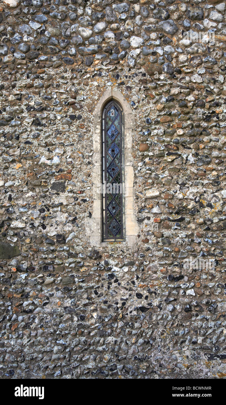 Lancet apertura di finestra trovati in Early chiesa inglese architettura. Foto Stock