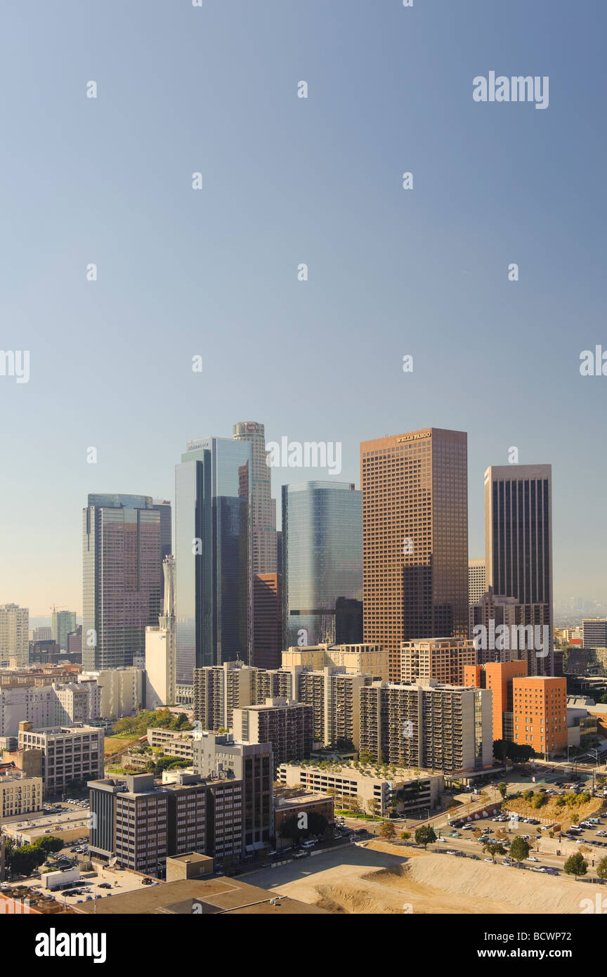 USA California Los Angeles skyline del centro cittadino di Los Angeles Foto Stock
