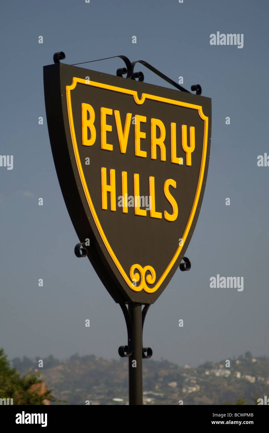 Beverly Hills segno Foto Stock