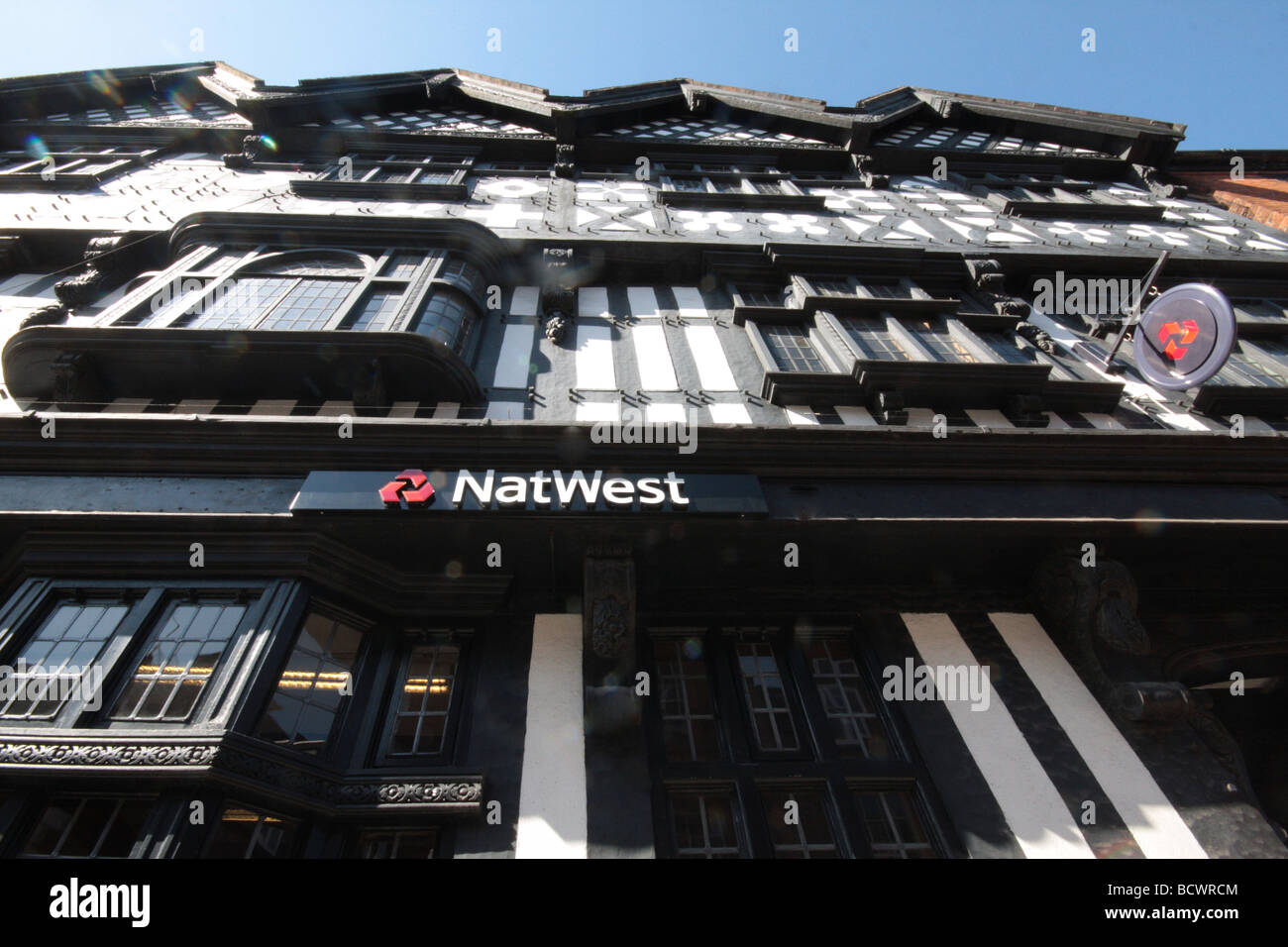 Natwest Bank Ludlow shropshire Foto Stock