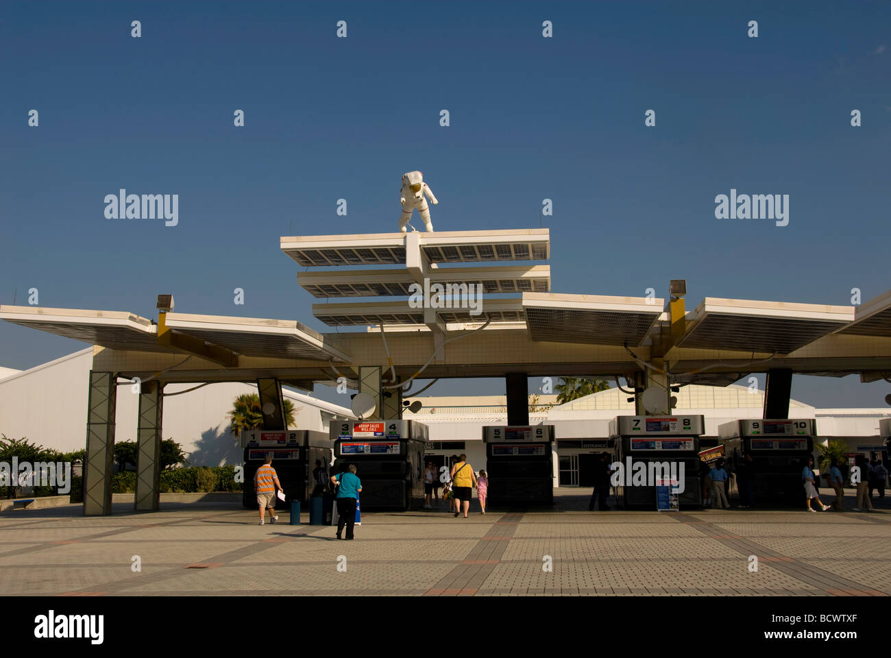 Kennedy Space Center di Cape Canaveral Florida USA programma space shuttle tours Foto Stock