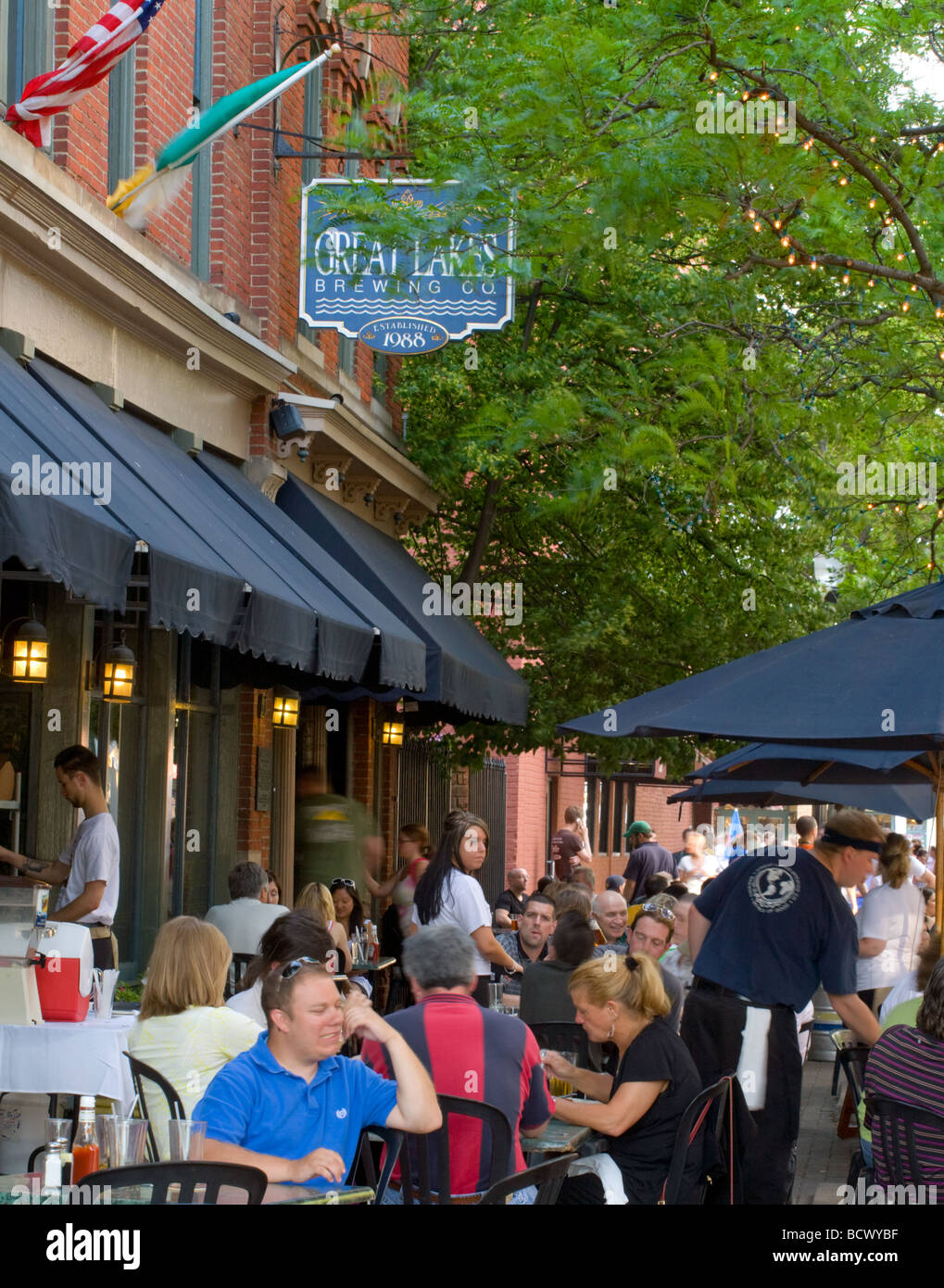 Grandi Laghi Brewing Company di Cleveland, Ohio Foto Stock