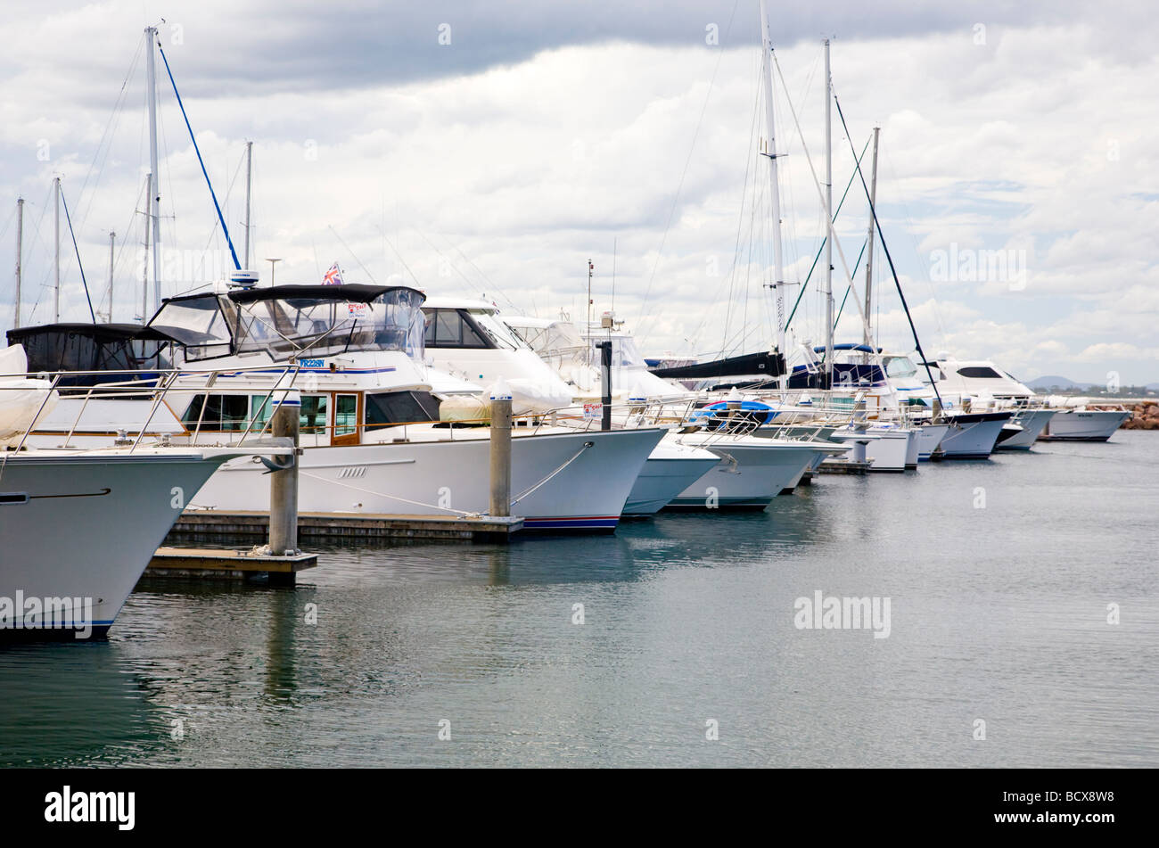 Marina a Nelson Bay Port Stepehsn Australia Foto Stock