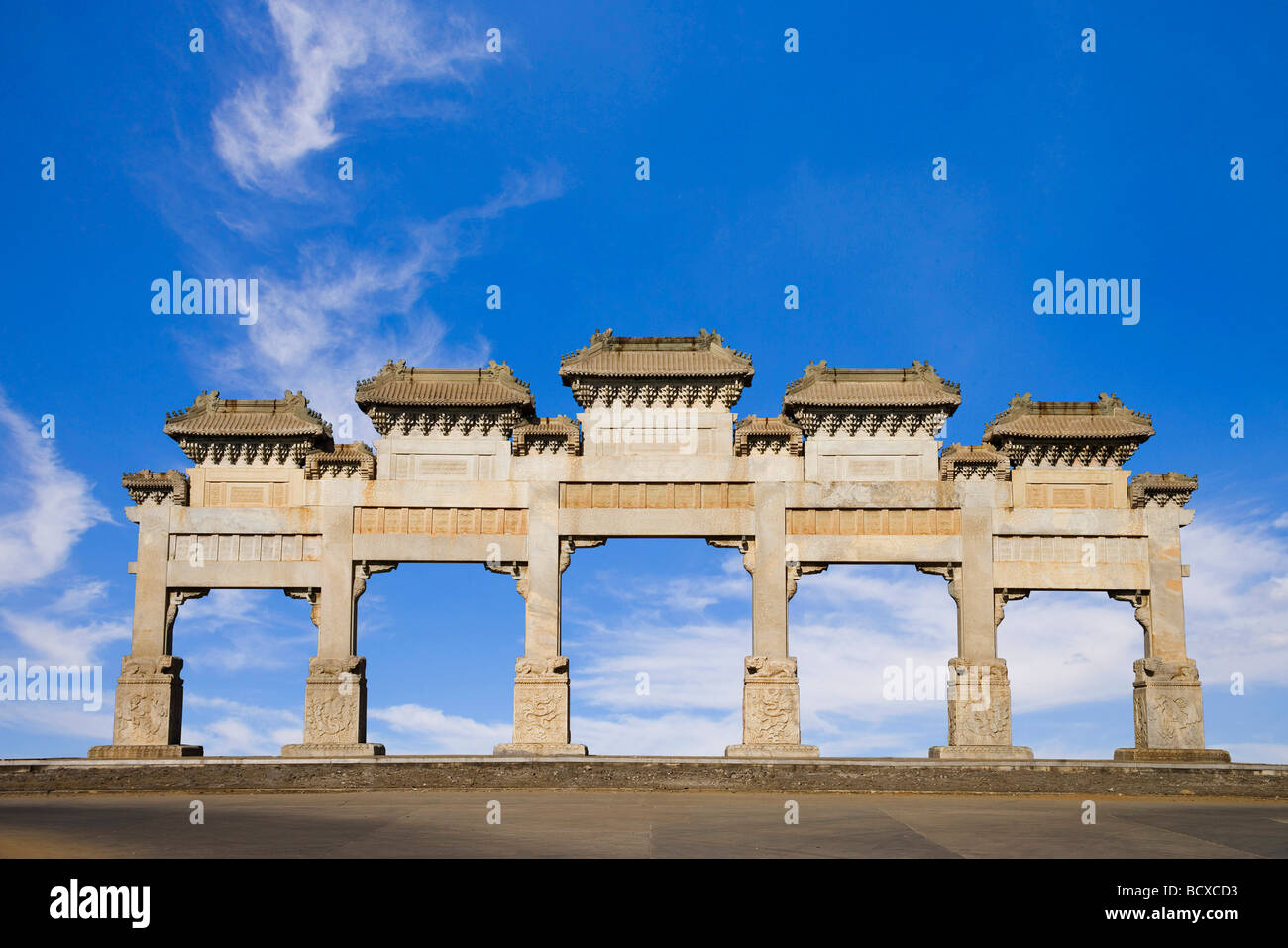 Tombe Qing Orientali, nella provincia di Hebei,Cina Foto Stock