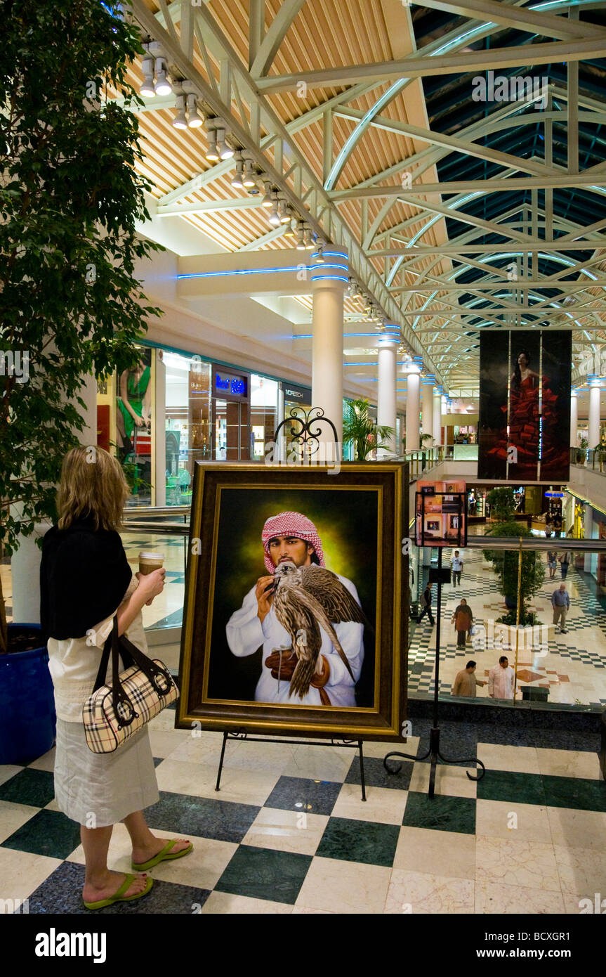 Centro Commerciale Burjuman a Dubai Foto Stock