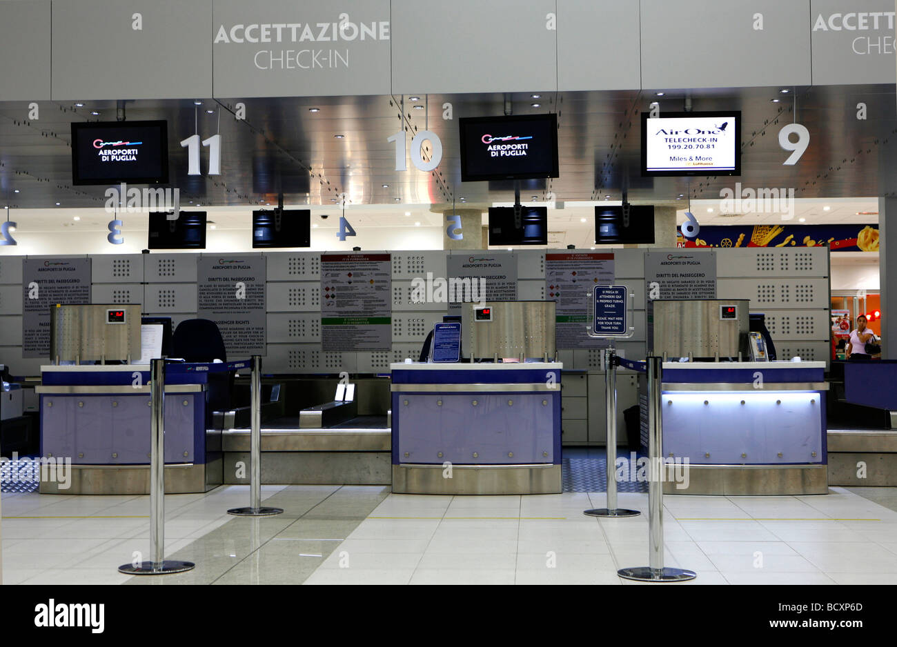 Aeroporto di Bari - Palese Karol Wojtyla , puglia, Italia Foto Stock