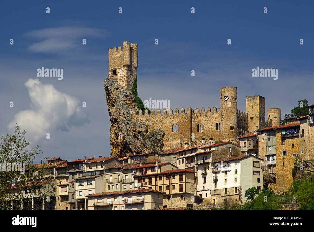 Frias Burg Frias castello 07 Foto Stock