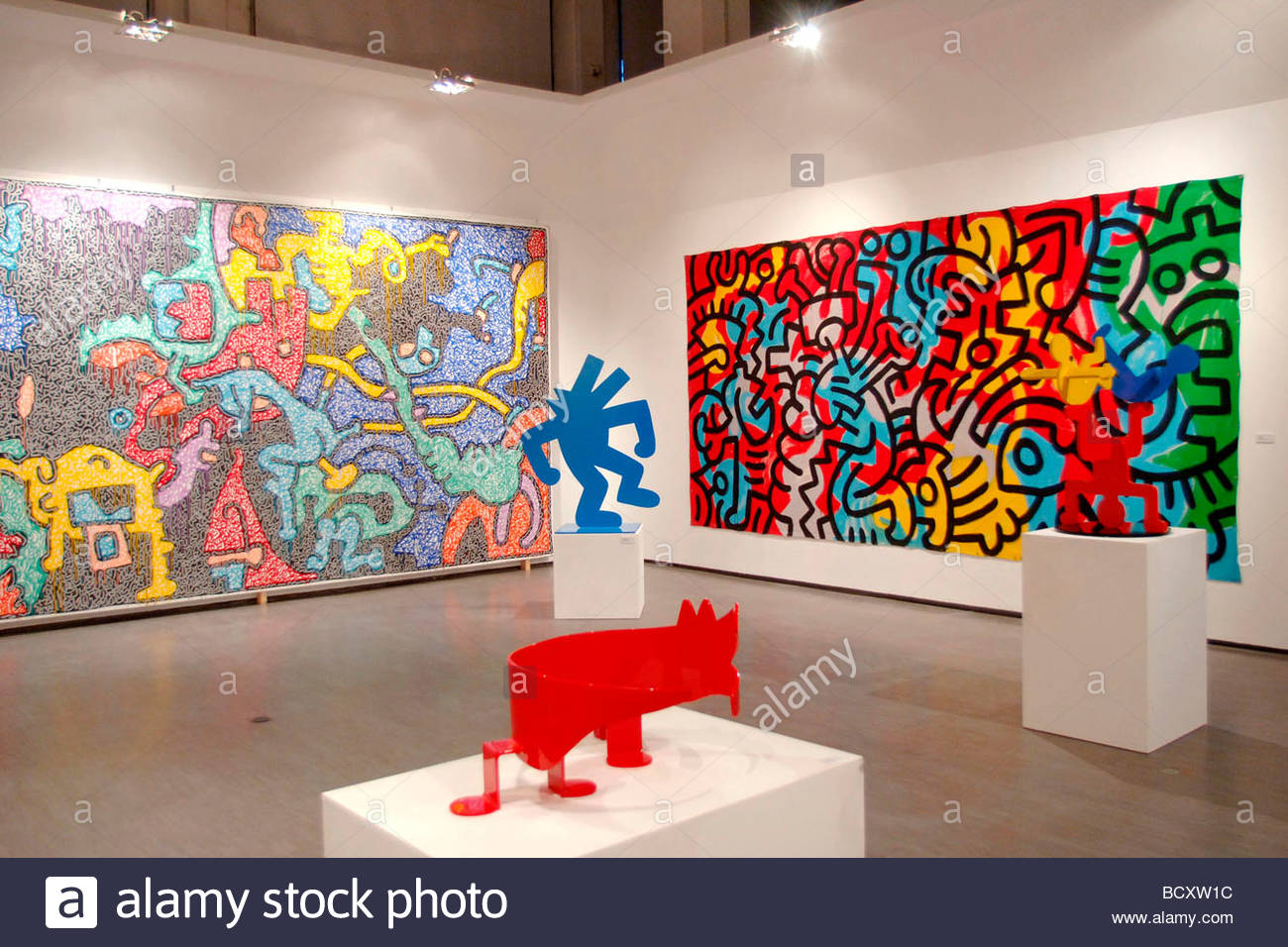 Keith Haring Mostra D Arte La Triennale Di Milano Italia Foto Stock Alamy
