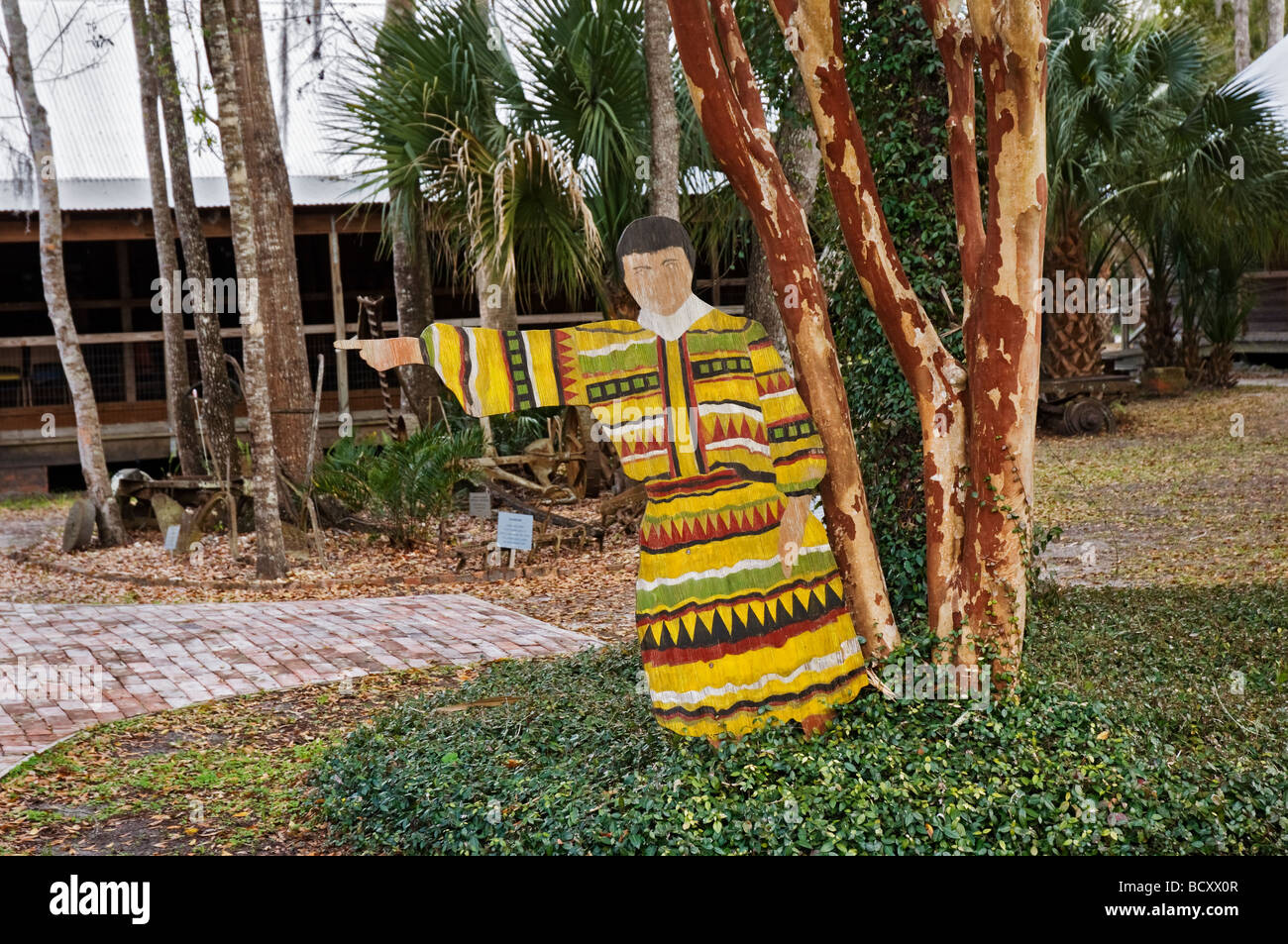 Caratteristica storica città vecchia di Micanopy in North Central Florida Foto Stock