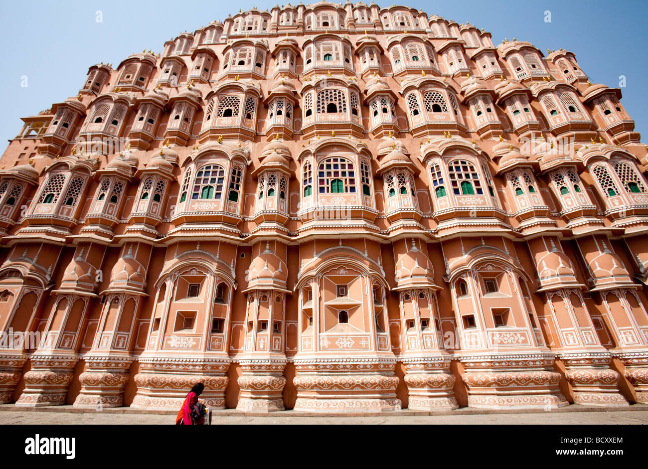 Il Hawa Mahal Jaipur India Rajasthan Foto Stock
