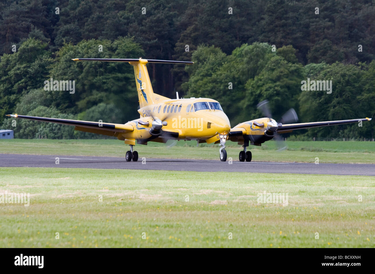 Il faggio Super King Air 200 Scottish Air Ambulance Service Gama Aviation Foto Stock