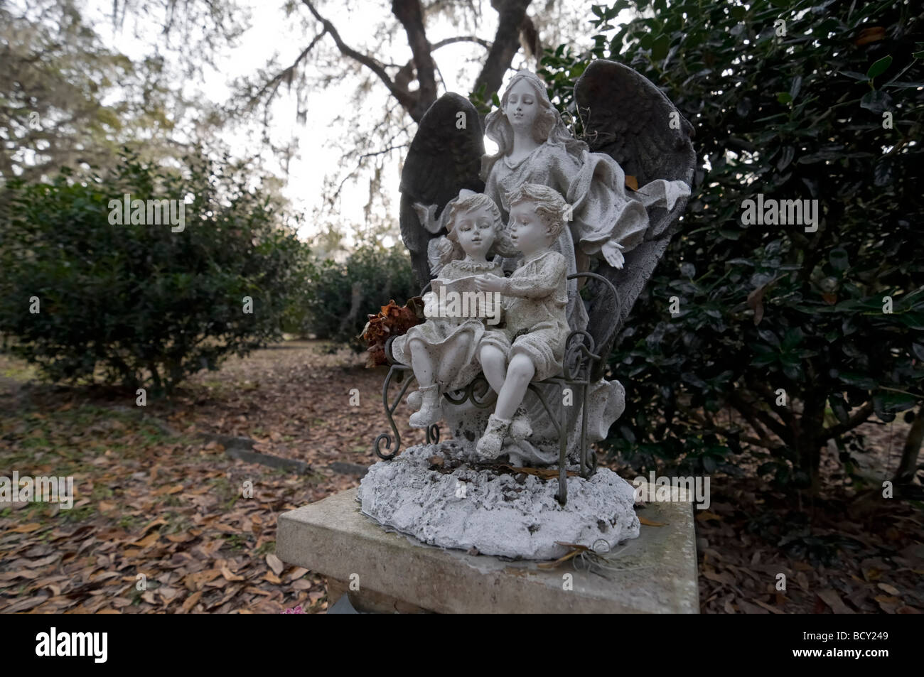 Micanopy cimitero storico Micanopy Florida Foto Stock