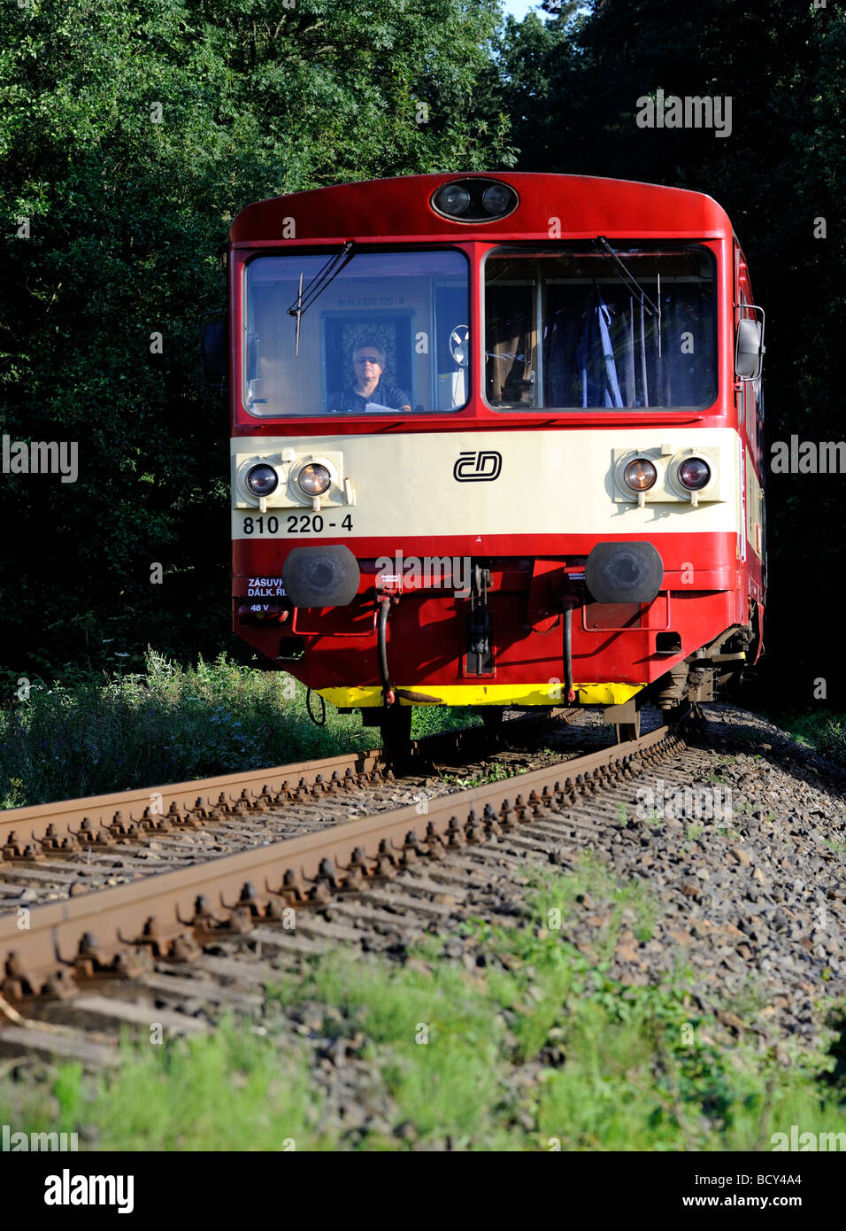 Le ferrovie ceche Repubblica Ceca Foto Stock
