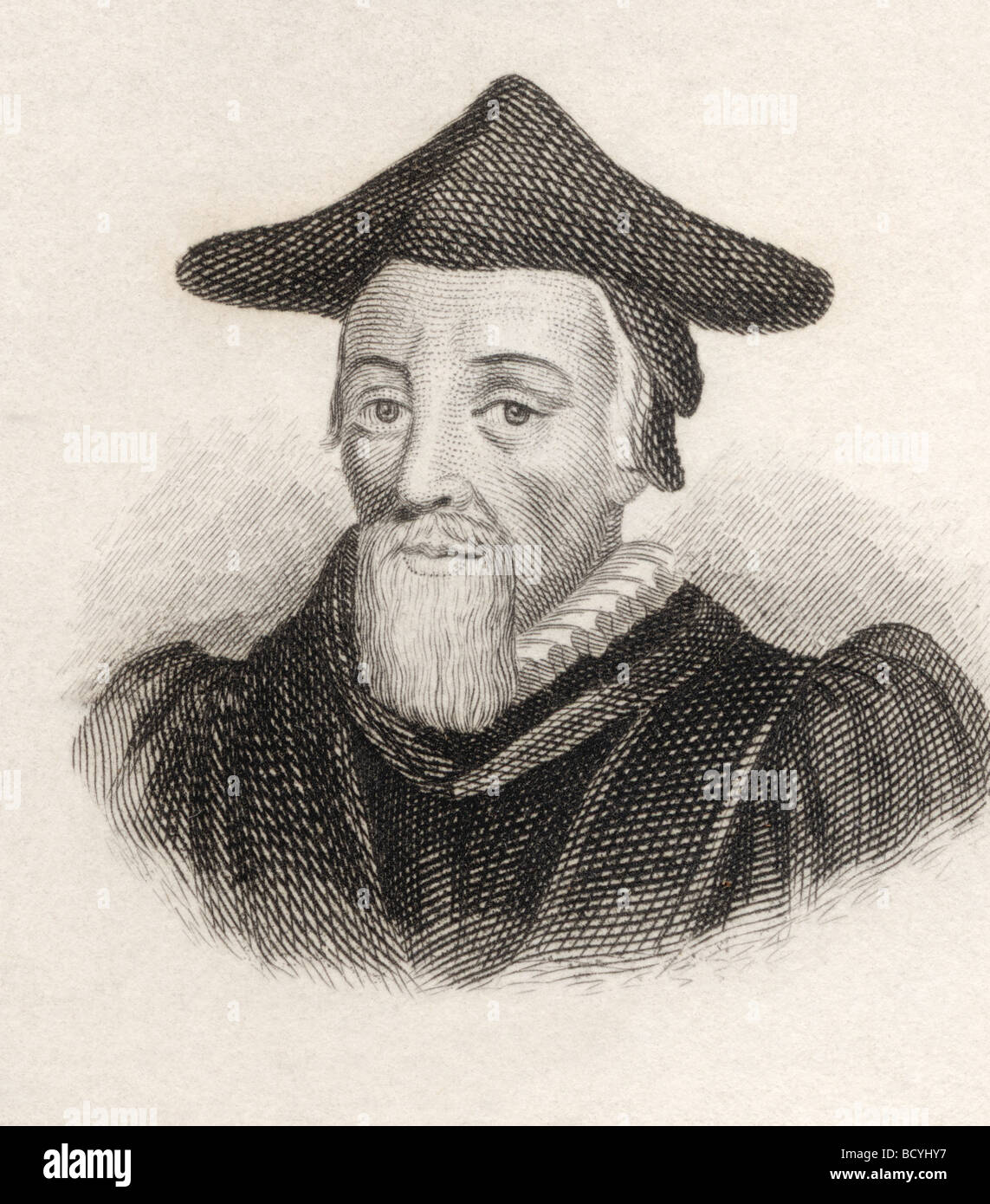 Richard Hooker, 1554 - 1600. Sacerdote anglicano e teologo influente. Foto Stock