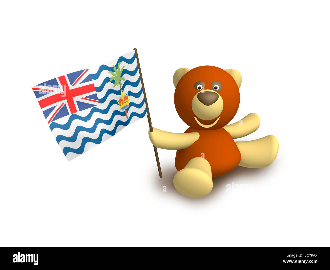Territorio britannico dell'oceano indiano bandiera Foto Stock