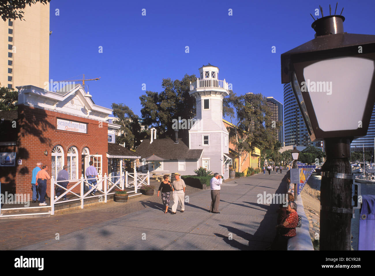 Il Seaport Village, San Diego, California (SD) Foto Stock