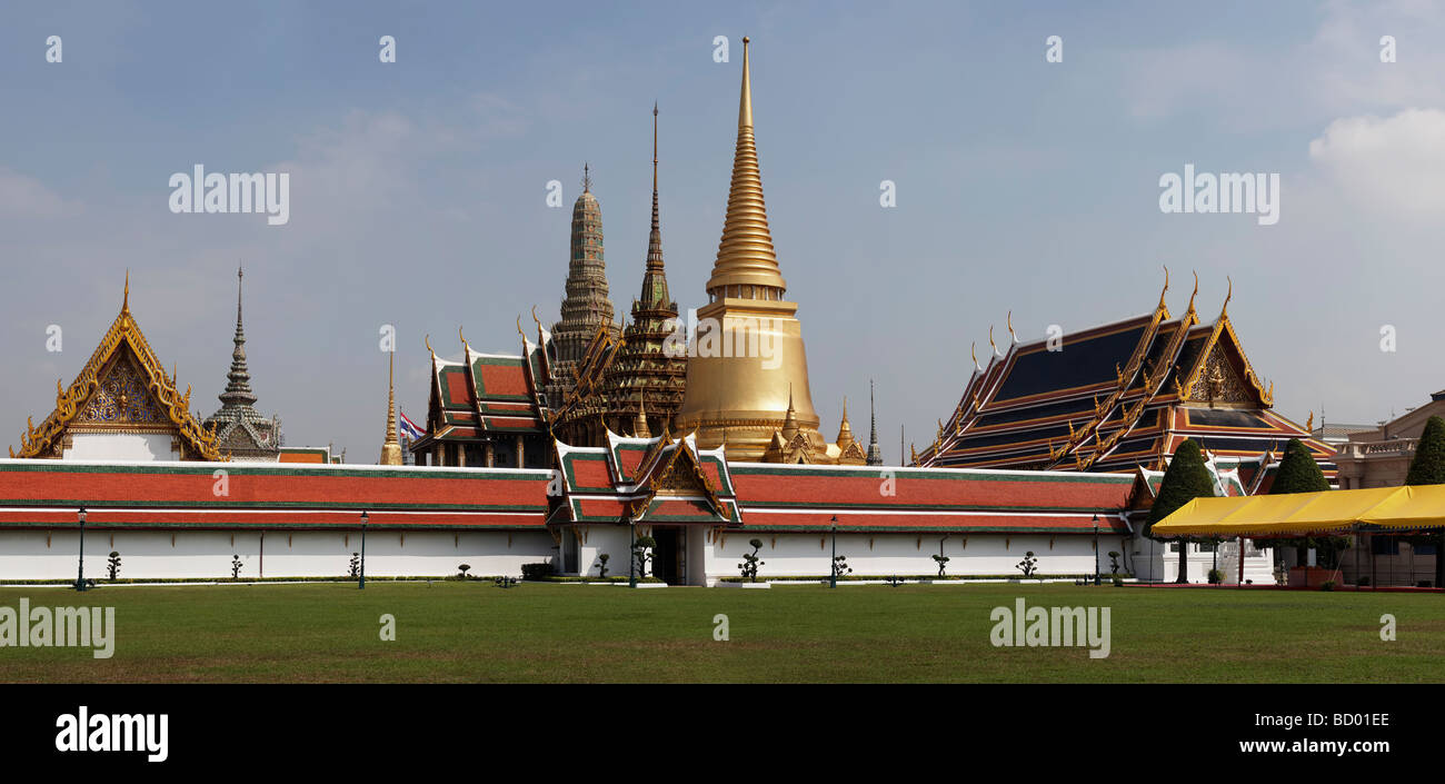 Tailandia Bangkok Città Imperiale vista della cupola dorata Foto Stock