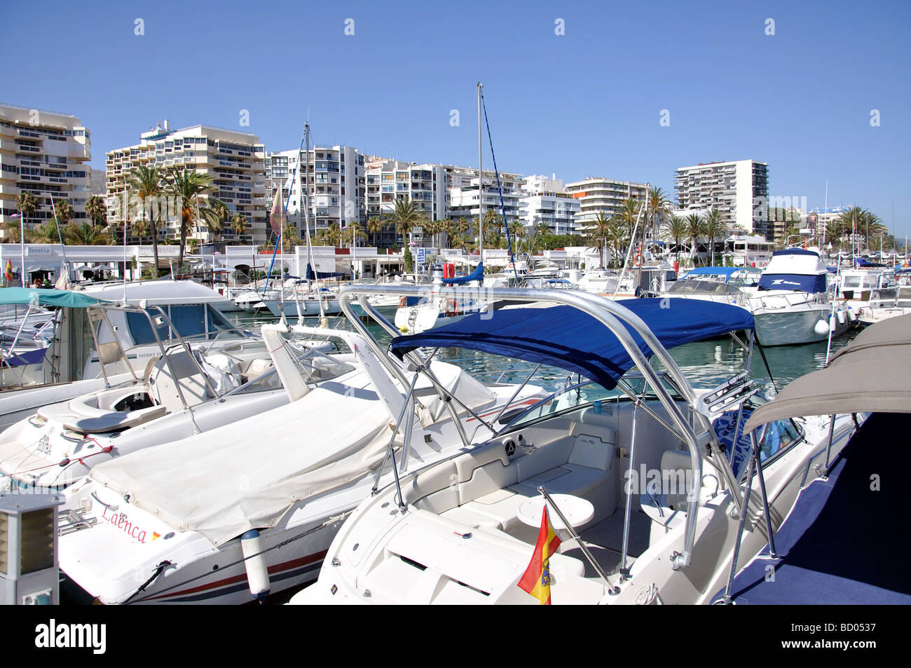 Marina Marbella Marbella, Costa del Sol, provincia di Malaga, Andalusia, Spagna Foto Stock