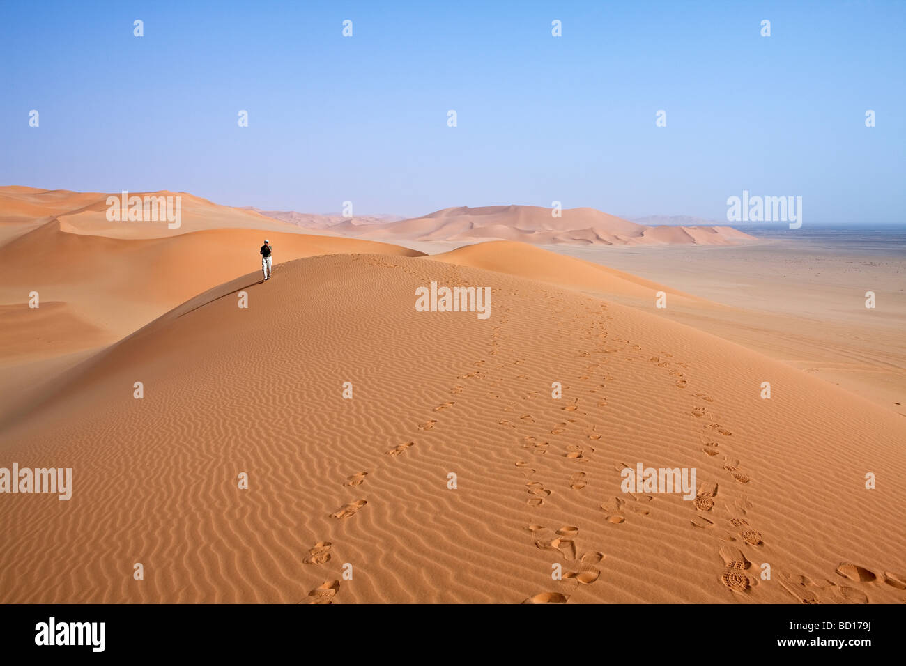 Libia deserto del Sahara il Ubari zona di dune Foto Stock