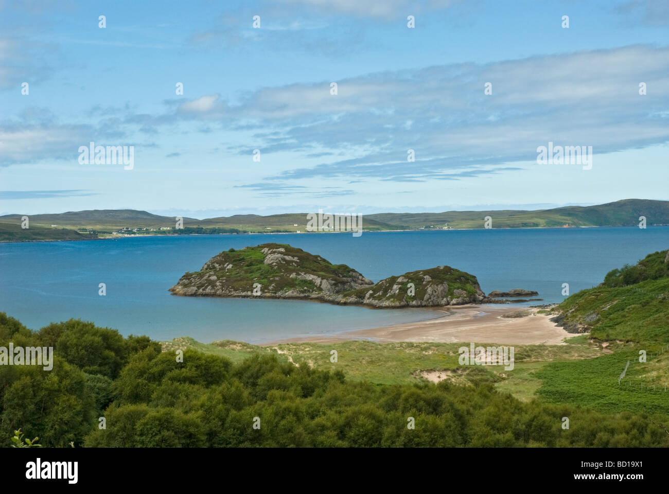 Gruinard Bay nr Paisley Ross & Cromarty Highland Foto Stock