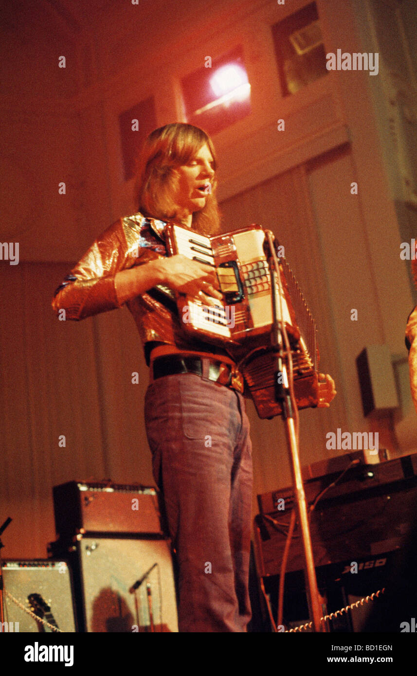 STRAWBS - REGNO UNITO/folk rock group nel 1973 con Blue Weaver sulla fisarmonica Foto Stock