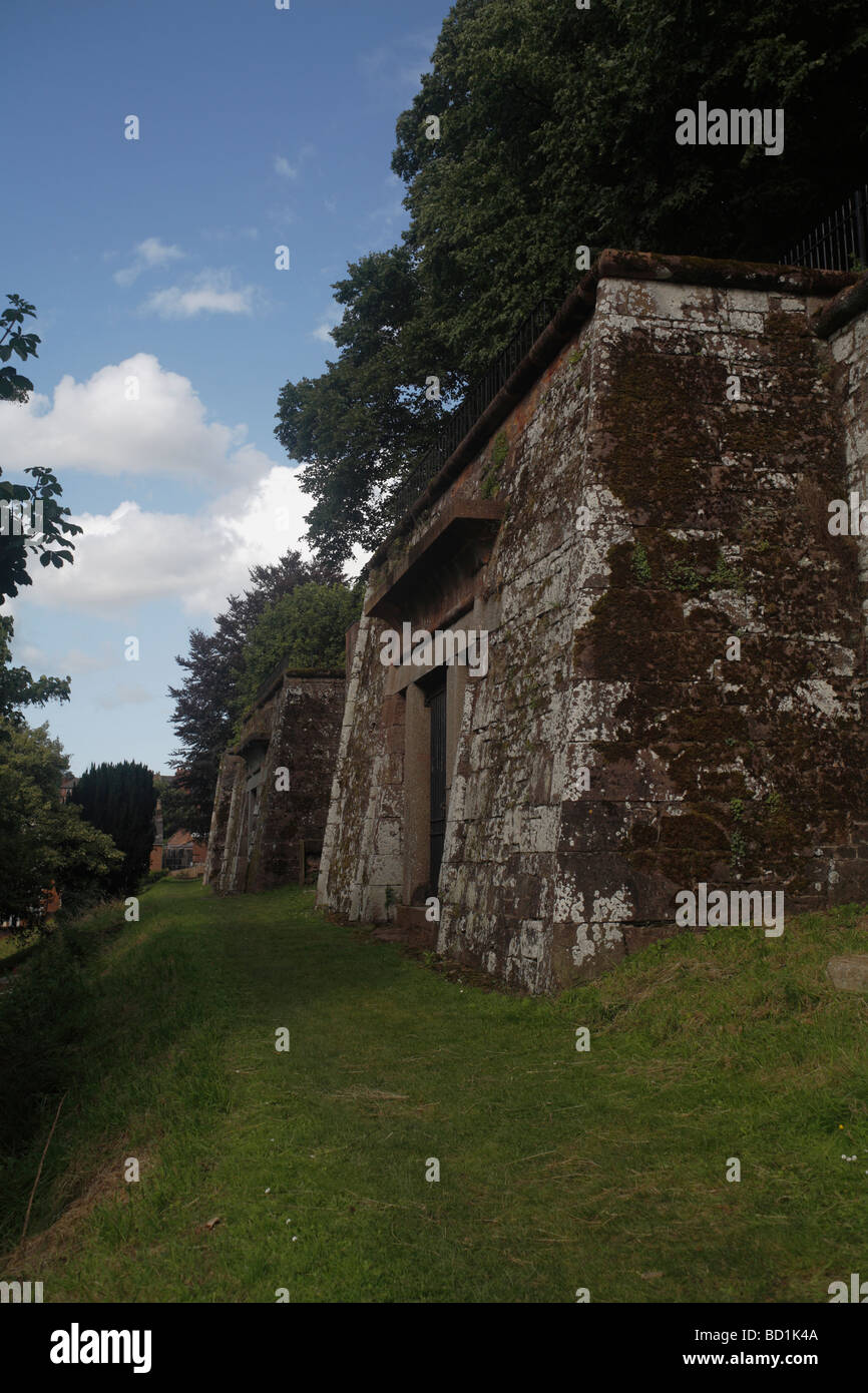 Exeter catacombe vecchio cimitero Devon UK Foto Stock